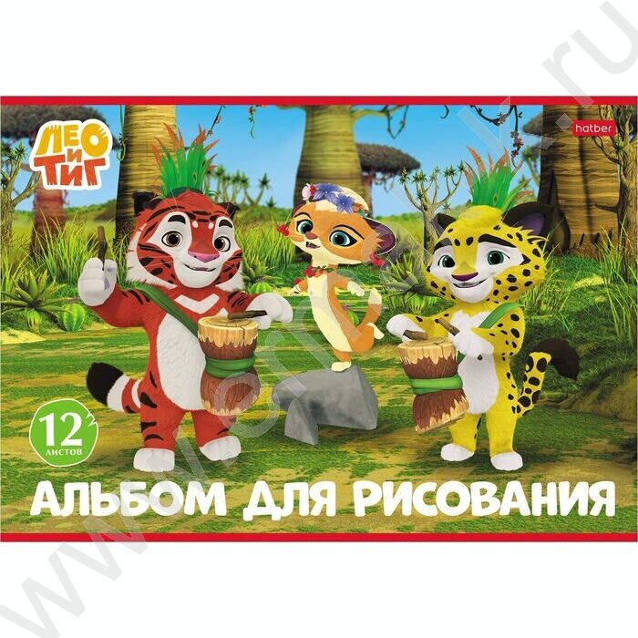 Альбом д/рисования 12л "Лео и Тиг" 5видов NEW | Фото 4