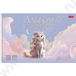 Альбом д/рисования-спираль 48л "ГлаМур" /перфорация / ассорти NEW | Фото 2