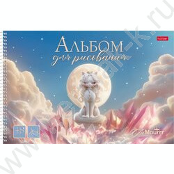 Альбом д/рисования-спираль 48л "ГлаМур" /перфорация / ассорти NEW | Фото 3