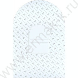 Холст на картоне 20*30  280 г/м², 100% хлопок, зерно: среднее, форма: арочная, грунтованный NEW | Фото 3