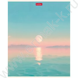Тетрадь  60л клетка "Тихие горизонты" /ламинация Soft-touch/ NEW | Фото 3