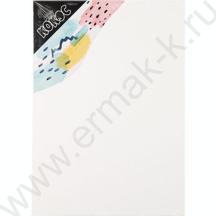 Холст на картоне 25*35  280 г/м², 100% хлопок, зерно: мелкое,прямоугольный,грунтованный NEW | Фото 1