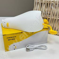 Светильник мягкий силикон, USB, "Гусь" NEW | Фото 4
