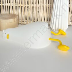 Светильник мягкий силикон, USB, "Гусь" NEW | Фото 6