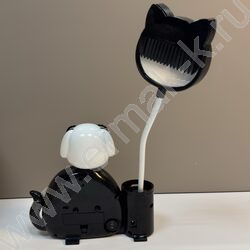 Часы-светильник, стакан, батарейка, USB, "Собака в очках" NEW | Фото 2