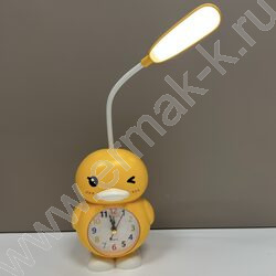 Часы-светильник, батарейка, USB, "Цыпленок" NEW | Фото 1