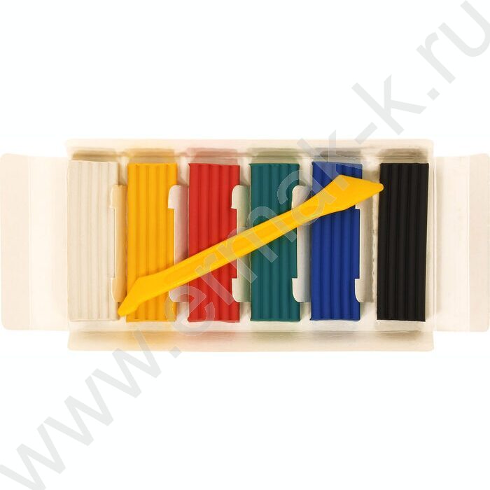 Пластилин   6цв  90г Каляка-Маляка Для юных фантазёров+стек NEW | Фото 4