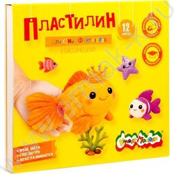 Пластилин  12цв 180г Каляка-Маляка Для юных фантазёров+стек NEW | Фото 1