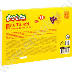 Пластилин  16цв 240г Каляка-Маляка Для юных фантазёров+стек NEW | Фото 6