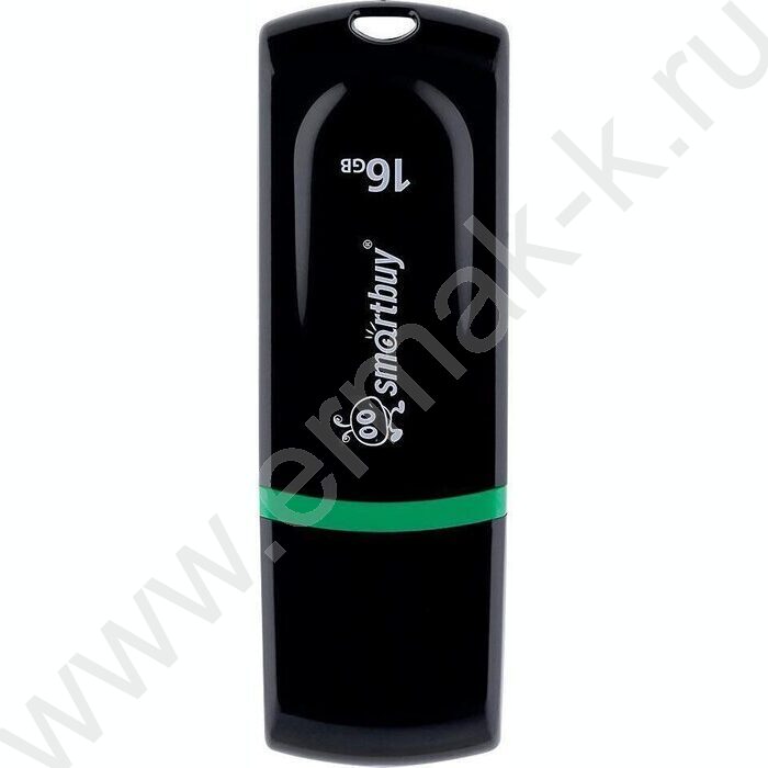 Съемный носитель информации 16GB USB Flash Drive <USB 2.0> черный "Paean" NEW | Фото 1