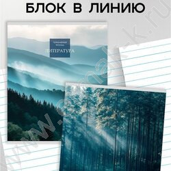 Тетрадь предметная 48л Набор 12шт "Gold nature" /софт-тач/ | Фото 2