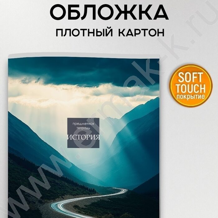 Тетрадь предметная 48л Набор 12шт "Gold nature" /софт-тач/ NEW | Фото 6