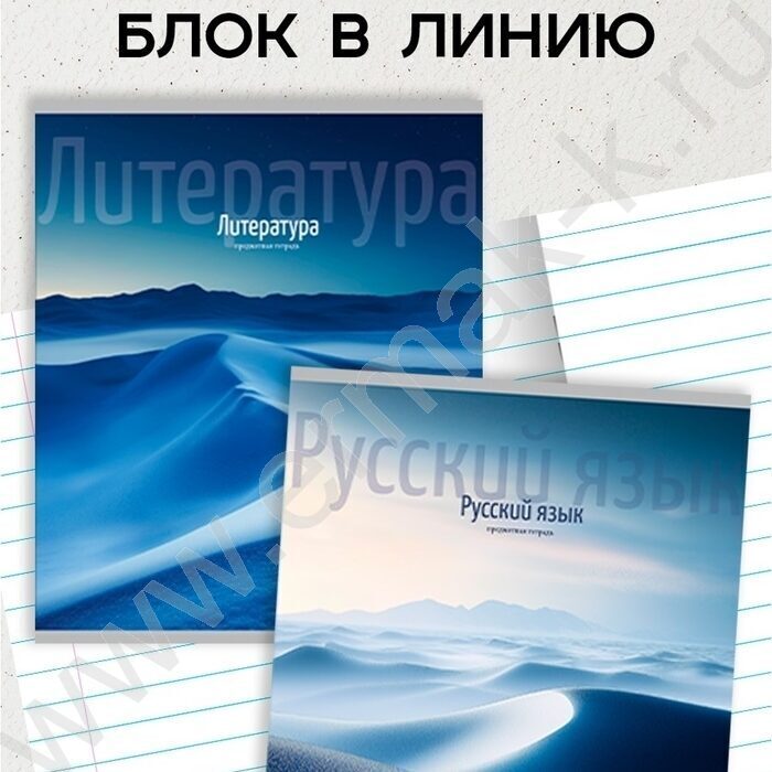 Тетрадь предметная 48л Набор 12шт "Дюна" /мат.лам, выб.лак/ NEW | Фото 3