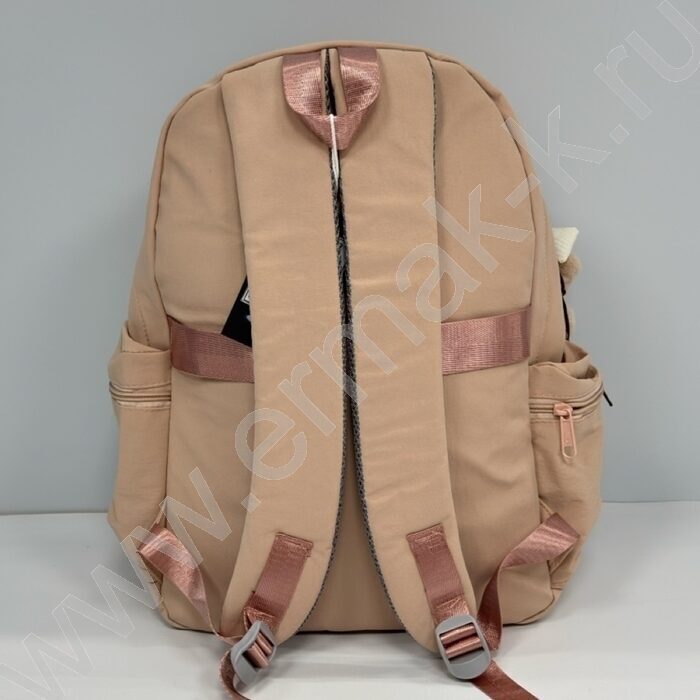 Рюкзак 45*30*14см. "Мишка с бантиком /розовый NEW | Фото 3