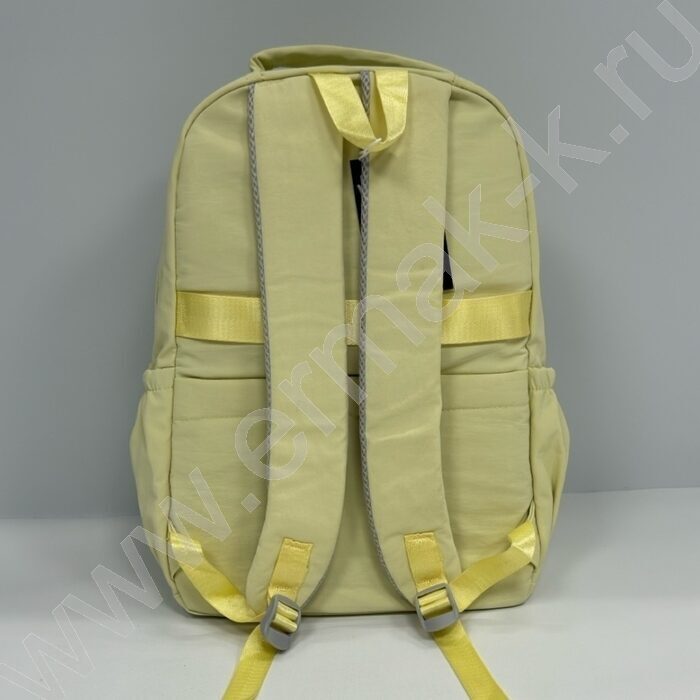 Рюкзак 47*30*20см., с кошельком-мишкой /лимонный NEW | Фото 3