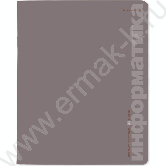 Тетрадь предметная 48л "Monocolor" Информатика /мат.лам.,УФ-лак выборочный, фольга NEW | Фото 1