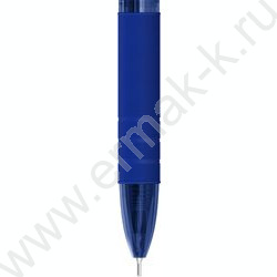 Ручка шар авт синяя 1,0мм "Classic Pro" /резиновый грип /тонированный синий NEW | Фото 2