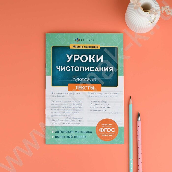 Пропись 165*235 Тренажер для письма.Уроки чистописания.Тексты NEW | Фото 2