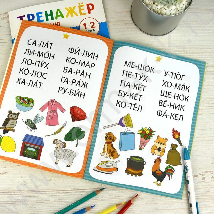 Книжка с заданиями.Тренажер по чтению 2-3 слога 5+ NEW | Фото 4