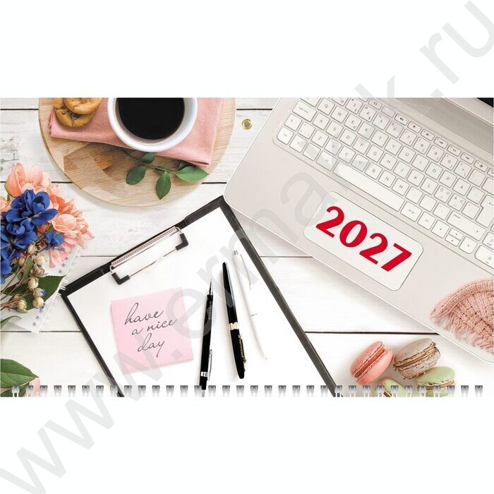 Календарь квартальный на 3-х гребнях/3месяца/ 2027г "Мой любимый офис" NEW | Фото 1