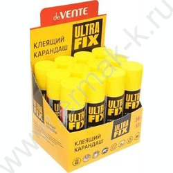 Клей-карандаш  36г "Ultra Fix" /PVP-P основа/ в картонном дисплее с пластик. поддоном NEW | Фото 2