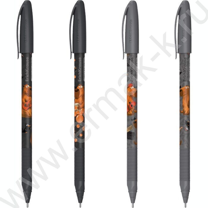 Ручка шар Ultra Glide Technolody U-109 Happy Capy Stick&Grip 1,0мм синяя /резиновый грип NEW | Фото 1