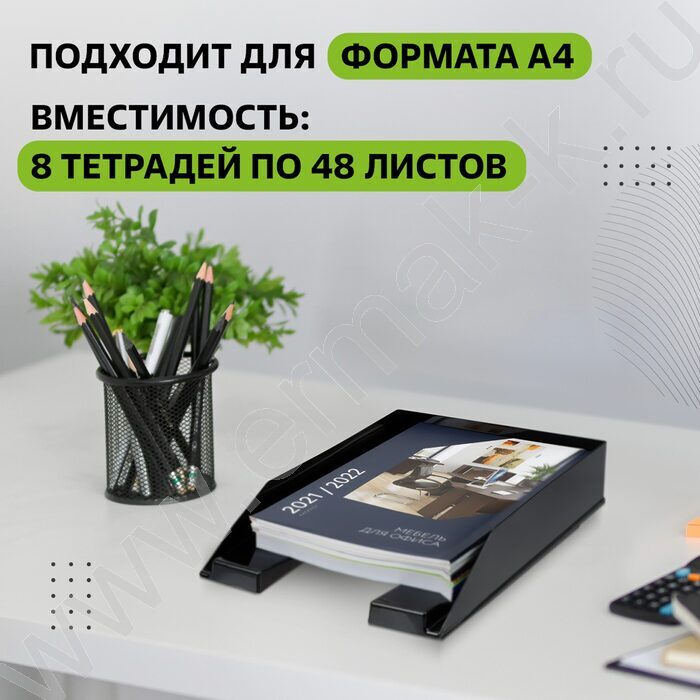 Лоток вертикальный разборный /серый,250мм/ 2отд. | Фото 7
