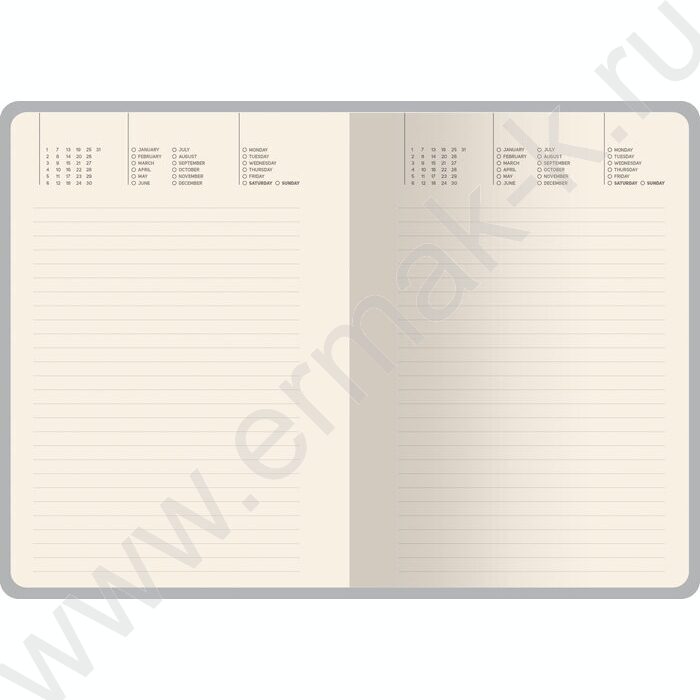 Еженедельник н/дат А6+ и ручка MimiWrite с покрытием Soft Touch /FLORA.Пионы NEW | Фото 3