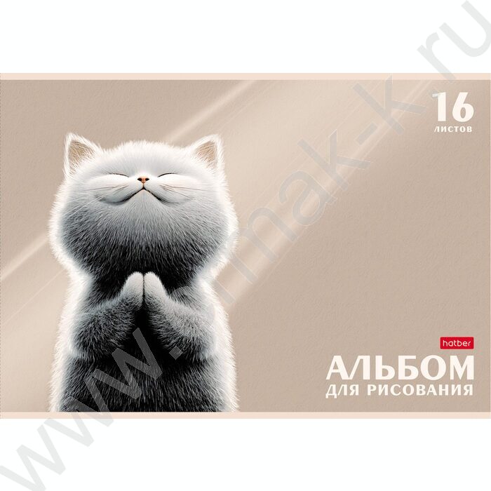 Альбом д/рисования 16л "Мурлыки" /тиснение/ ассорти NEW | Фото 3