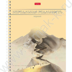 Тетрадь  48л клетка/спираль "Нереальная реальность" /перфорация/ламинац.SOFT-TOUCH/4вида NEW | Фото 5