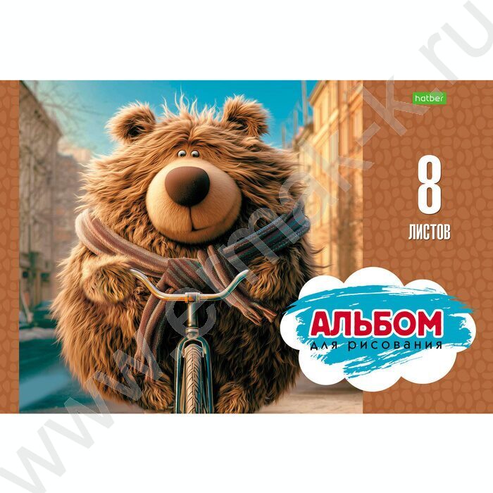 Альбом д/рисования  8л "Веселый движ" 5видов NEW | Фото 4