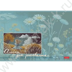 Альбом д/рисования 40л "Мечты о лете" /ламинация Soft-touch/ 5видов NEW | Фото 5