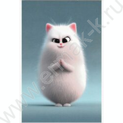 Блокнот  40л А6 "Хитрый котик" /клетка,глянц.лам.,мягкий переплёт (1 скоба) NEW | Фото 1