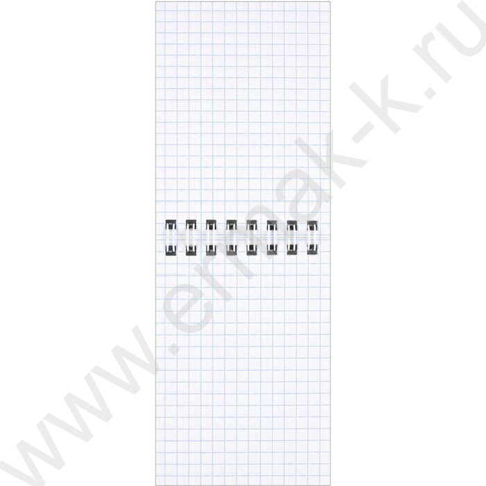 Блокнот  40л А7 спираль "Милашка с котёнком" /УФ-лак сплошной/клетка NEW | Фото 4