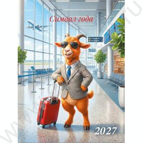 Календарь на магните отрывной 2027г "Символ года" NEW