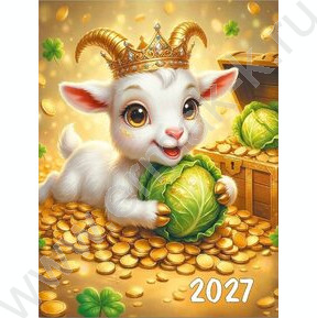 Календарь на магните отрывной 2027г "Символ года" NEW