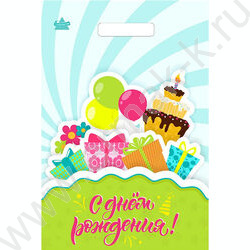Пакет вырубной 20*30см Подарочный кекс NEW | Фото 1