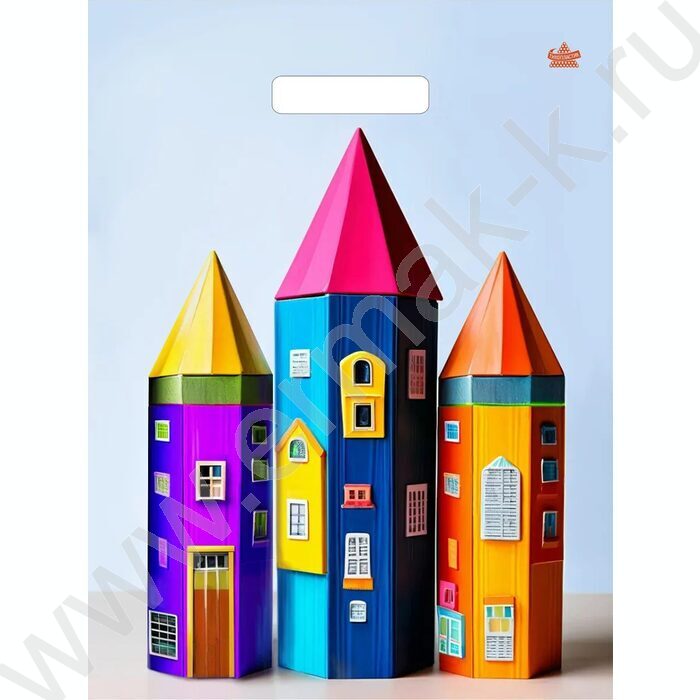 Пакет вырубной 40*31см Яркие карандаши NEW | Фото 1