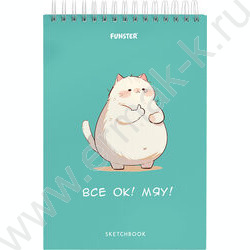 Скетчбук  60л А5  "Ассорти Funny pets" 100г/кв.м NEW | Фото 4