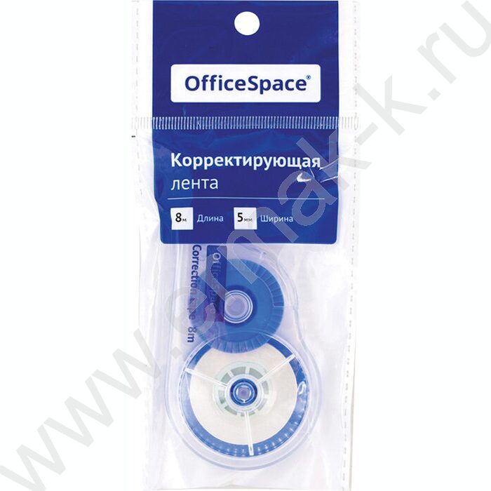 Корректирующая лента 5мм* 8м прозрачный /пакет, европодвес NEW | Фото 3