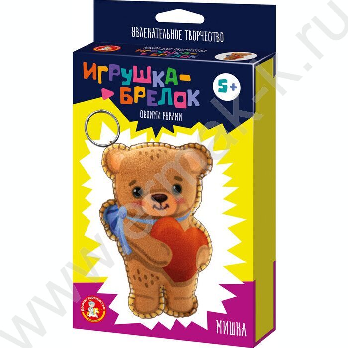 Набор д/творчества Игрушка брелок своими руками "Мишка" NEW | Фото 1