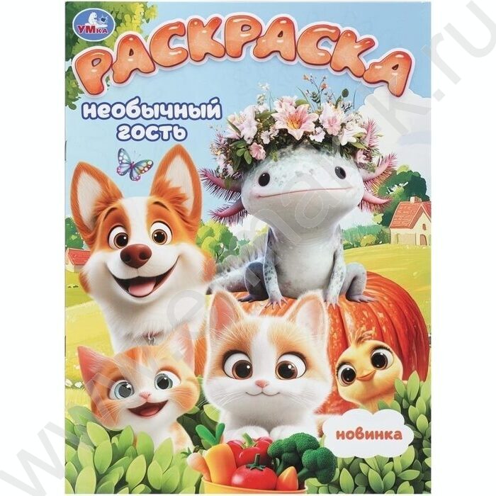 Раскраска А4 Необычный гость NEW | Фото 1