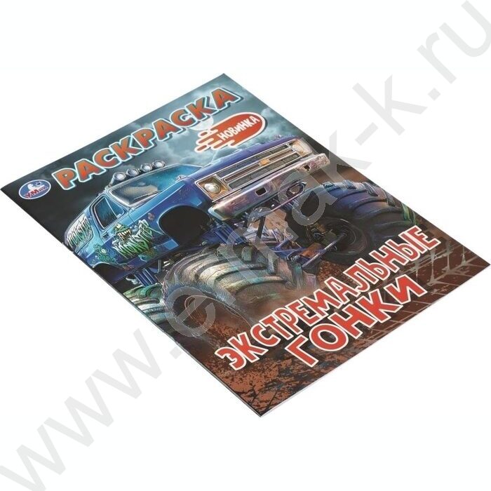 Раскраска А4 Экстремальные гонки NEW | Фото 2