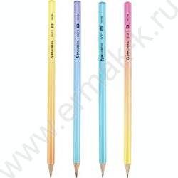 Карандаш ч/гр HB "SOFT PASTEL", заточен. /ассорти NEW | Фото 1