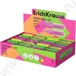 Текстовыделитель /ассорти/ 4,5мм косой Visioline V-23 Neon NEW | Фото 2