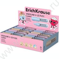 Текстовыделитель /ассорти/ 4,5мм косой Visioline V-23 Flex Yummy, с гибким наконечником NEW | Фото 2