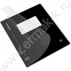 Тетрадь  18л клетка с пластиковой обложкой "CoverPrо" /черный NEW | Фото 1