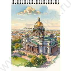 Блокнот  40л А5 спираль "Городские зарисовки" ассорти NEW | Фото 3
