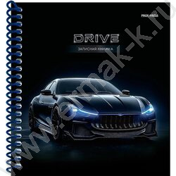 Зап. книжка  80л А6 спираль "Чёрный автомобиль-18" NEW | Фото 1