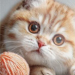 Зап. книжка  64л А6 тв.обл. "Котёнок с клубком" /глянец/ NEW | Фото 5